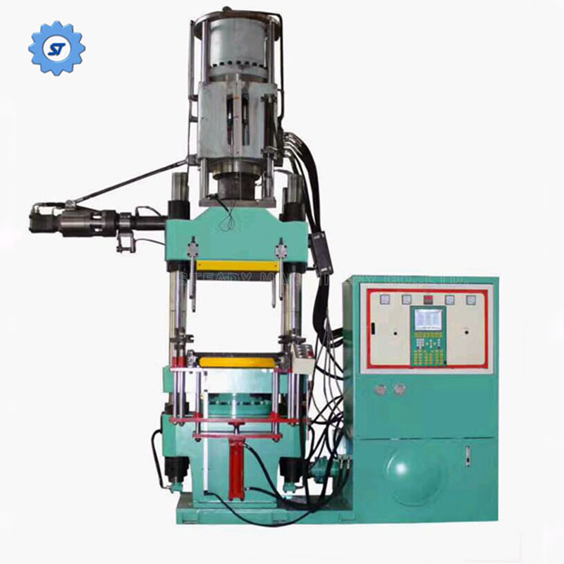 PLC Automatic Control Vertical Type Rubber Injection Molding Machine